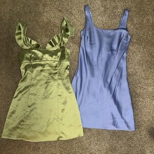 2 PACK Silk Dresses